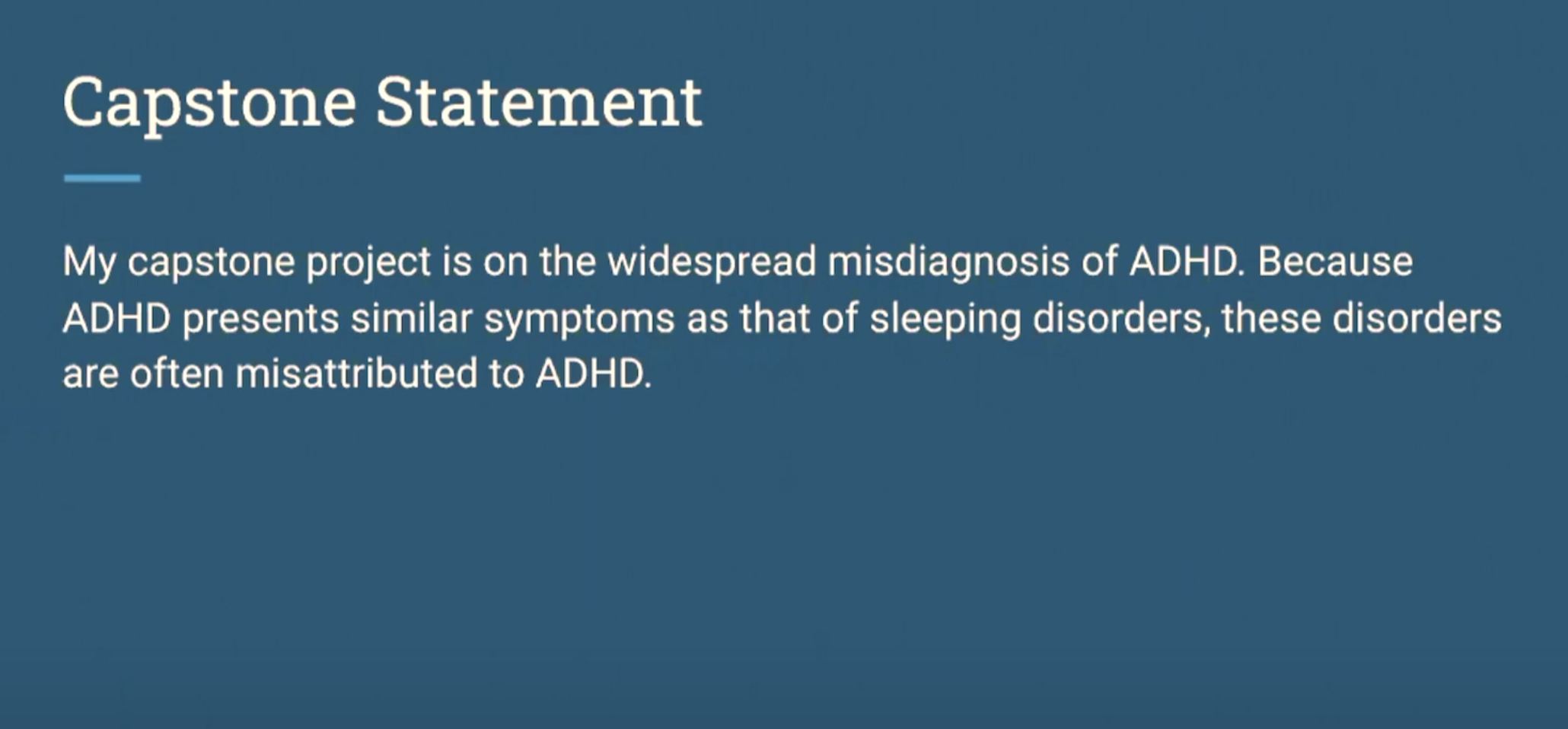 Undergraduate Sleep Education GenEd 1038 at Harvard College Sleep